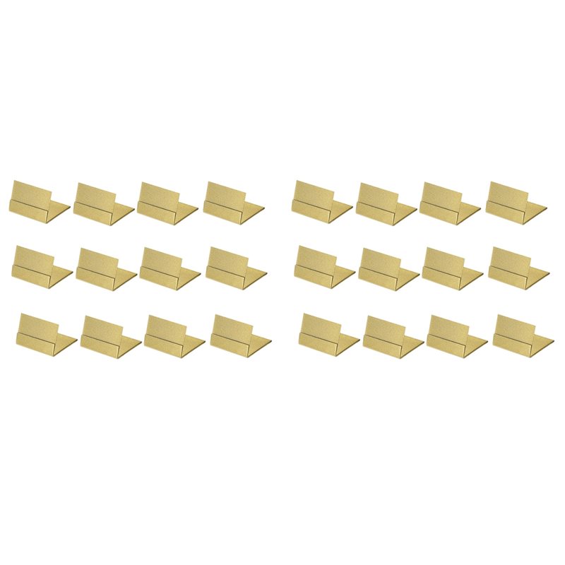 Table Number Gold - A96I-Gold ที่วางหมายเลขโต๊ะ, ที่วางการ์ดโลหะ 24 ชิ้น และที่ใส่รูปภาพ