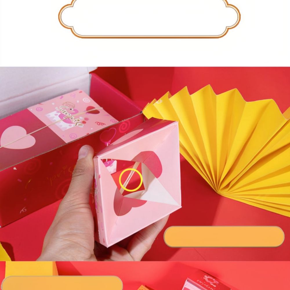 Wedding Envelopes - กล่องซองอั่งเปาสีแดงดีไซน์สร้างสรรค์ สำหรับงานวันเกิด งานแต่งงาน งานเฉลิมฉลอง ของขวัญเซอร์ไพรส์ ที่ใส่บรรจุภัณฑ์กระดาษ