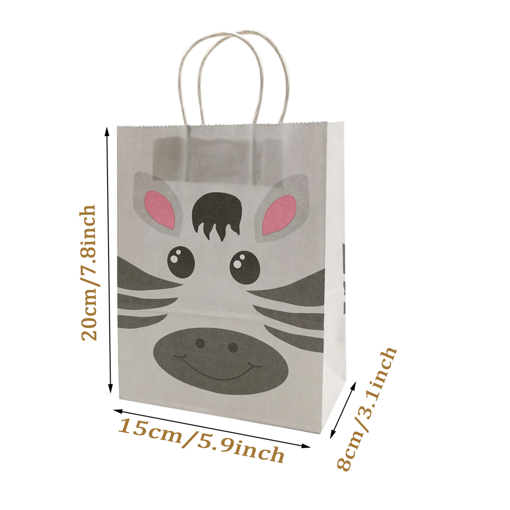 ถุงกระดาษลายสัตว์ป่าซาฟารีพร้อ - Wedding Zoo บทวิจารณ์และราคา