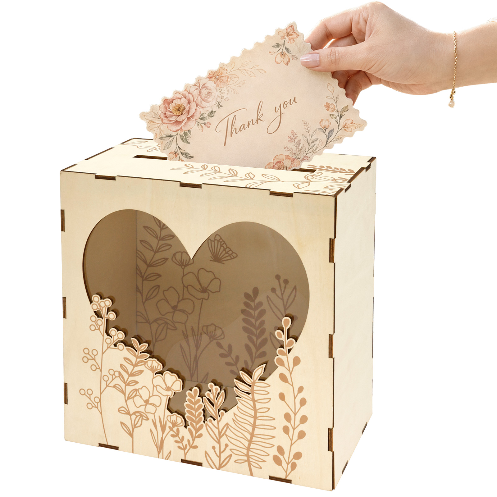 กล่องใส่การ์ดแต่งงาน กล่องเก็บ - Wedding Card Box บทวิจารณ์และราคา