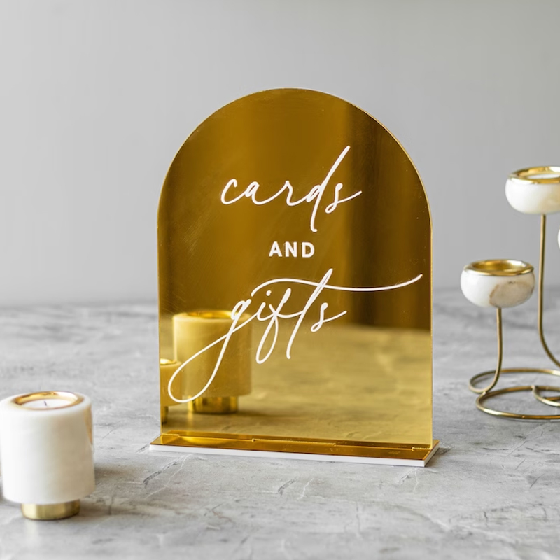 ชุดป้ายแต่งงาน4ชิ้นสัญลักษณ์คว - Table Number Gold บทวิจารณ์และราคา