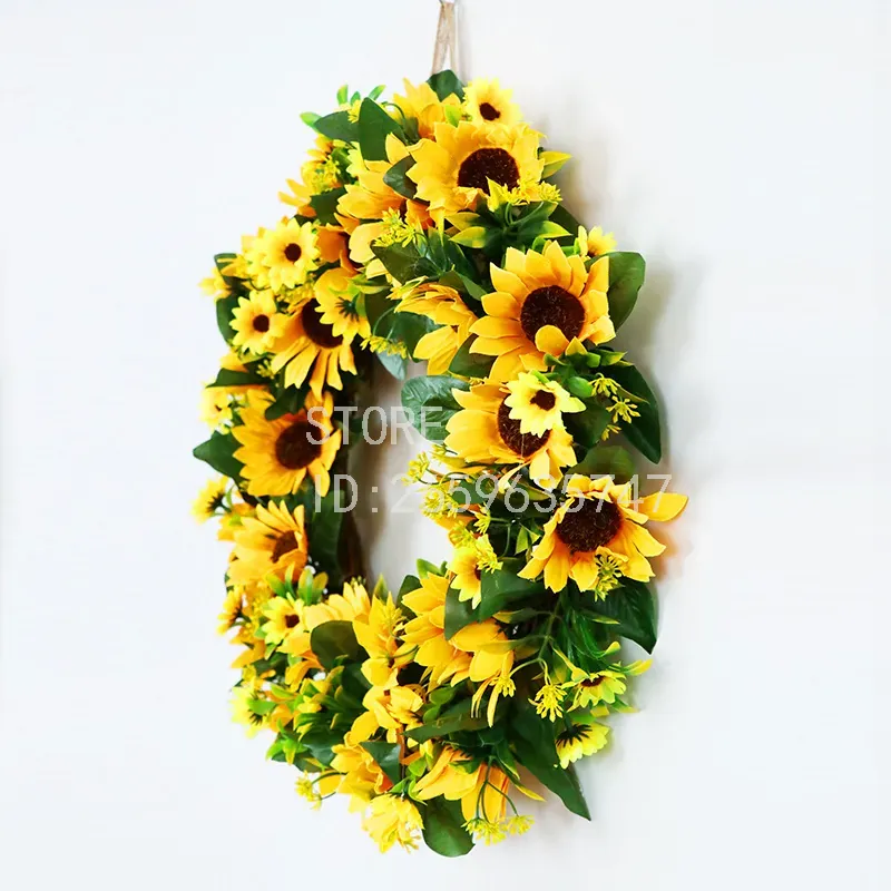 สำหรับพวงมาลัยดอกทานตะวันจำลอง - Wedding Decor Supply Store บทวิจารณ์และราคา