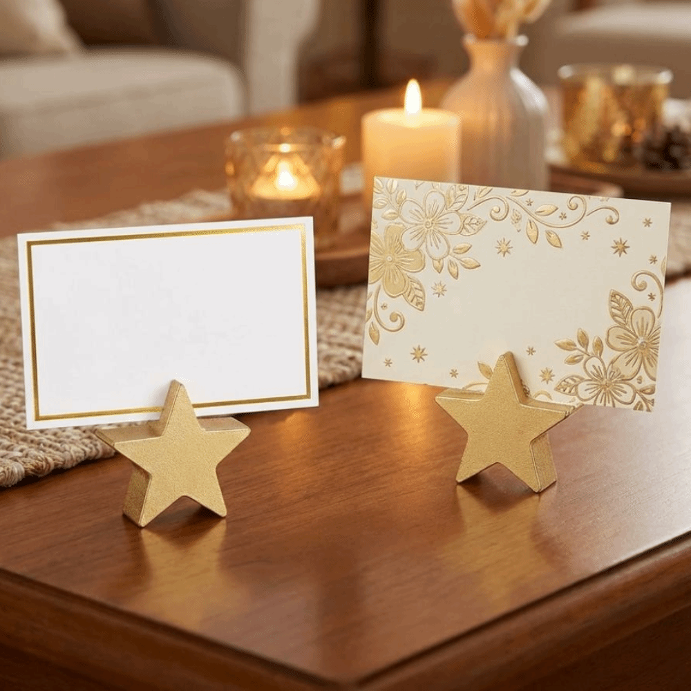12 ชิ้น ป้ายเลขโต๊ะรูปดาวและหั - Table Number Gold บทวิจารณ์และราคา